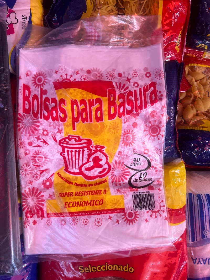 Bolsa de basura para baño