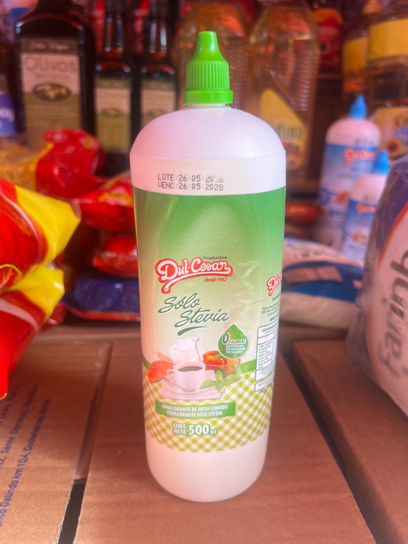 Edulcorante Dulcesar Stevia 500ml